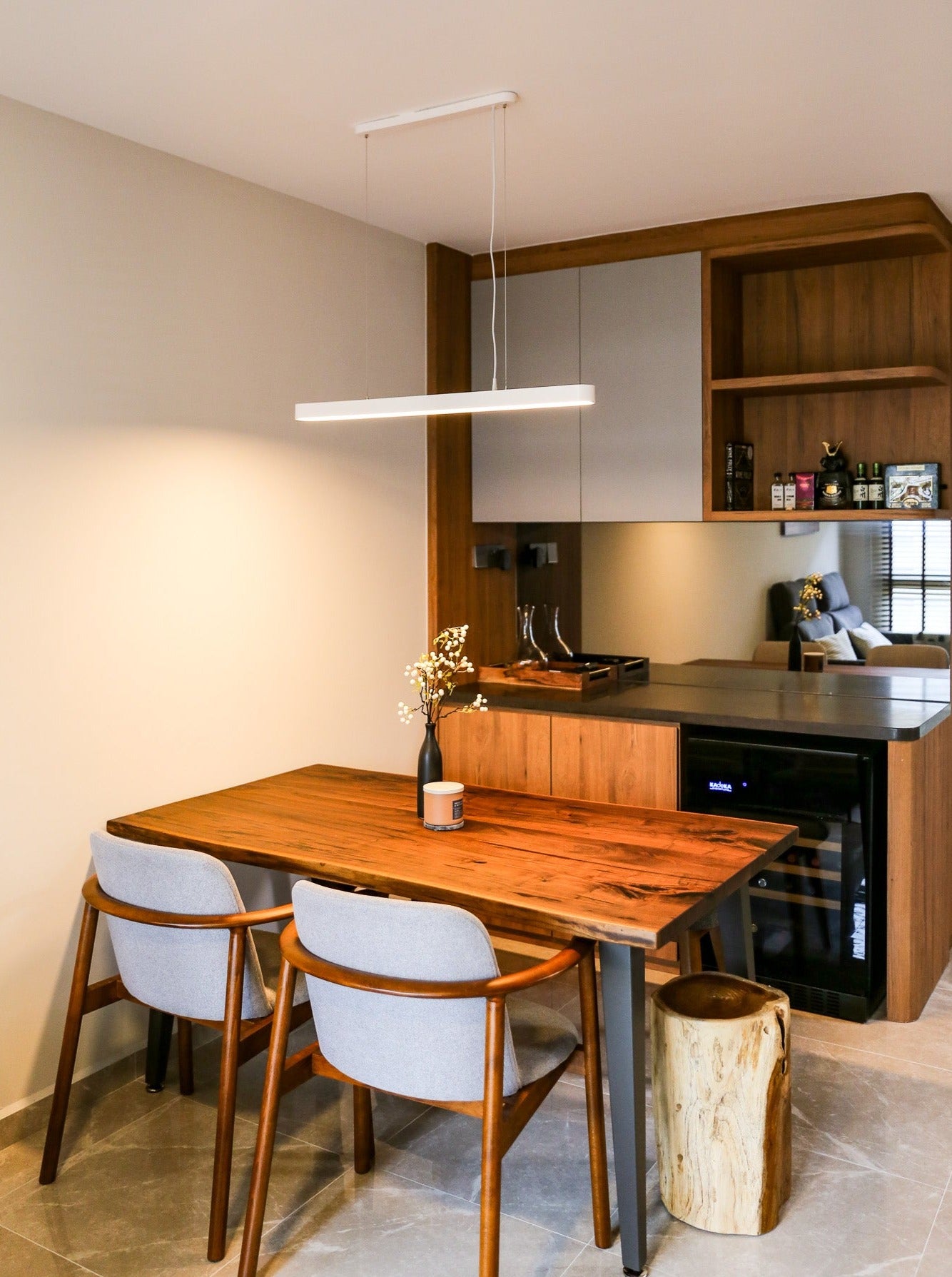 Walnut Slab Dining Table