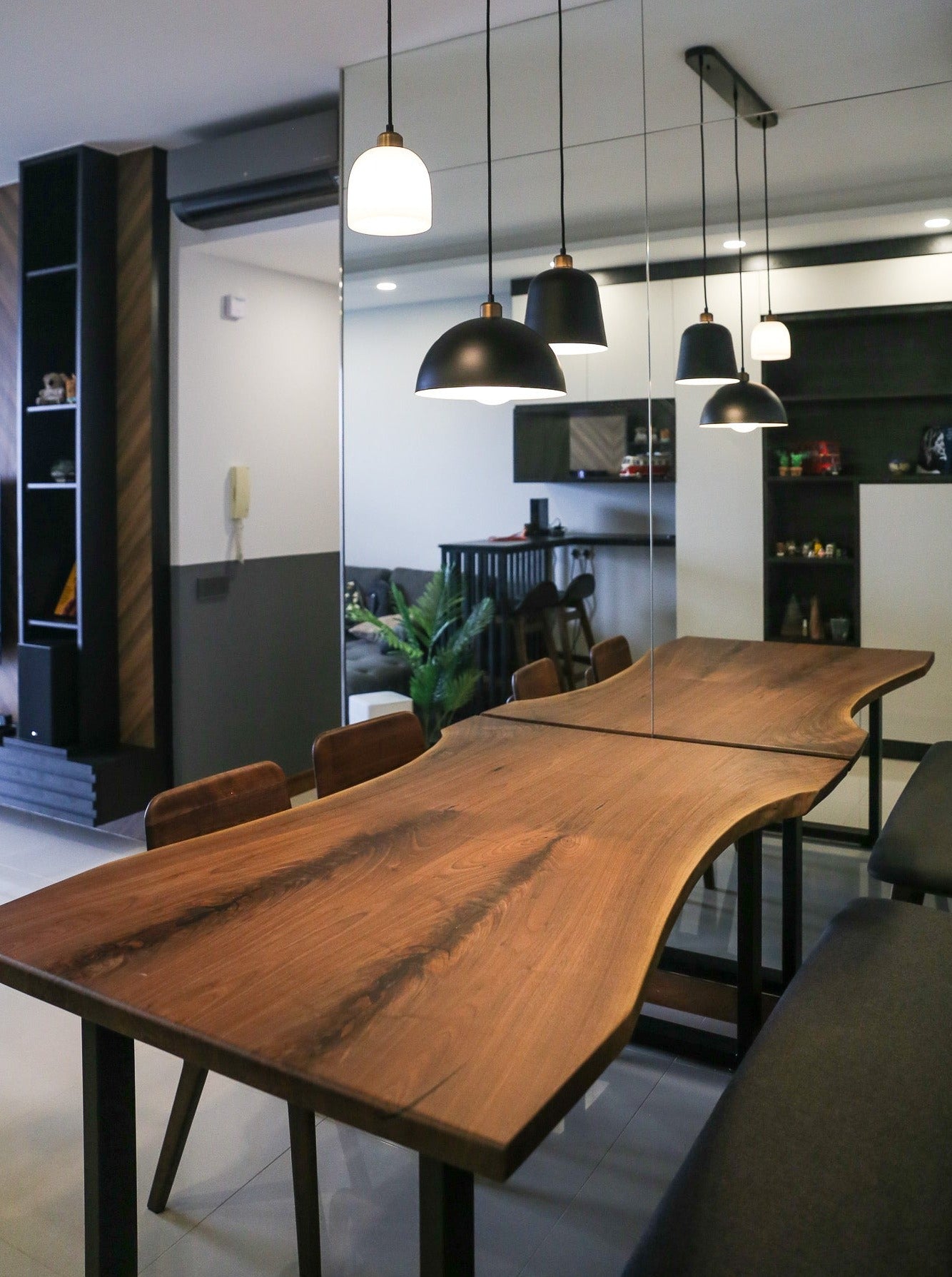 Walnut Slab Dining Table