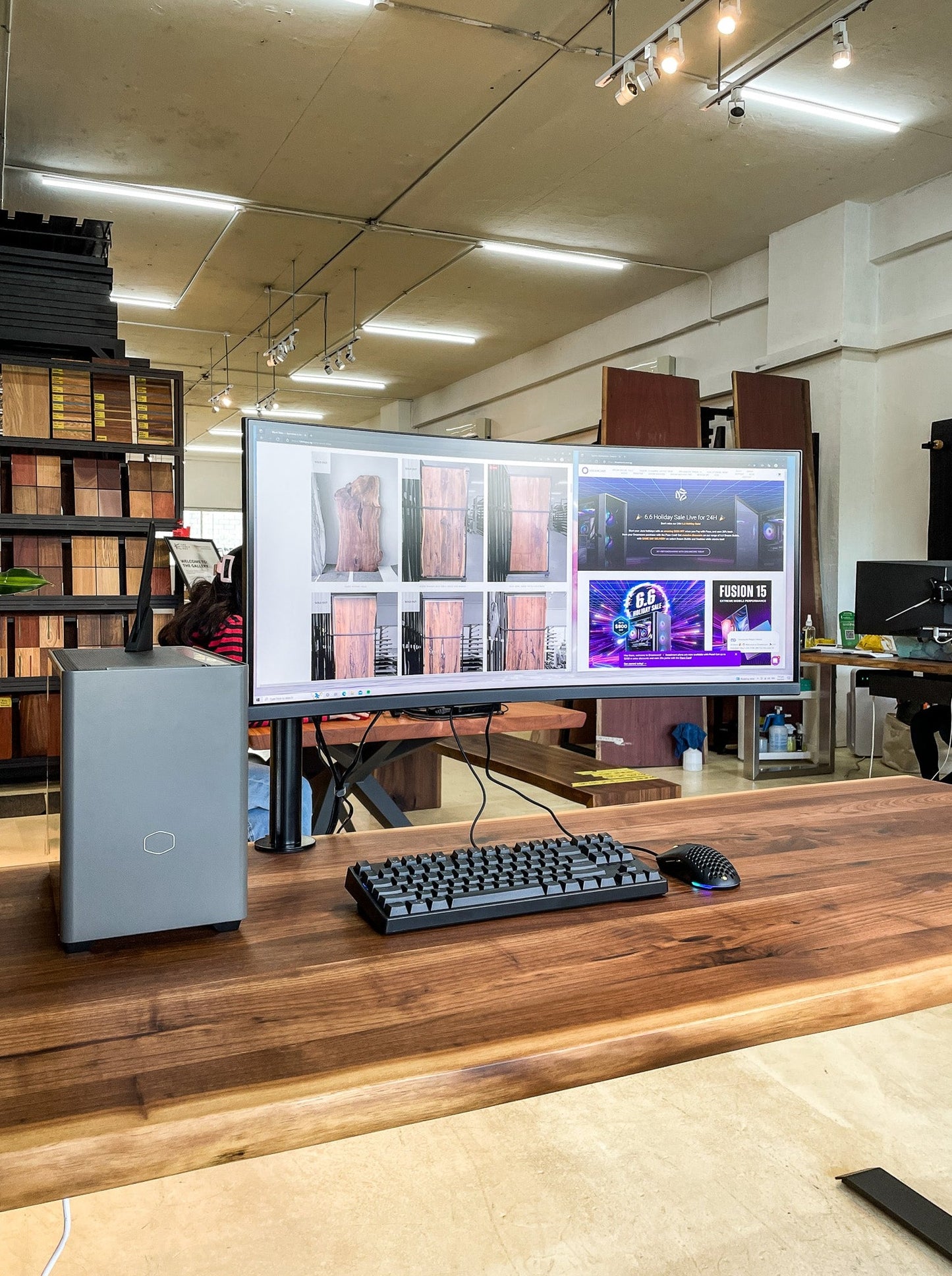 The DreamDesk - Live Edge Walnut