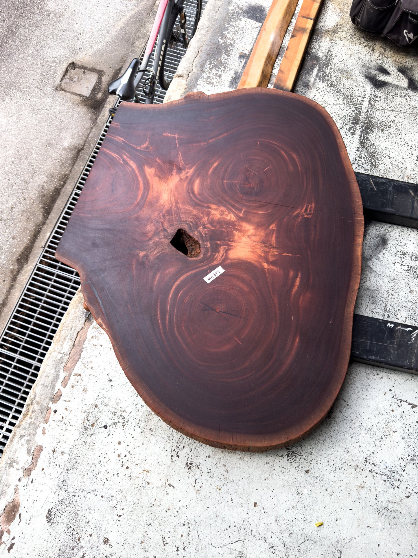 Material - Mahogany Wood Slab M0393