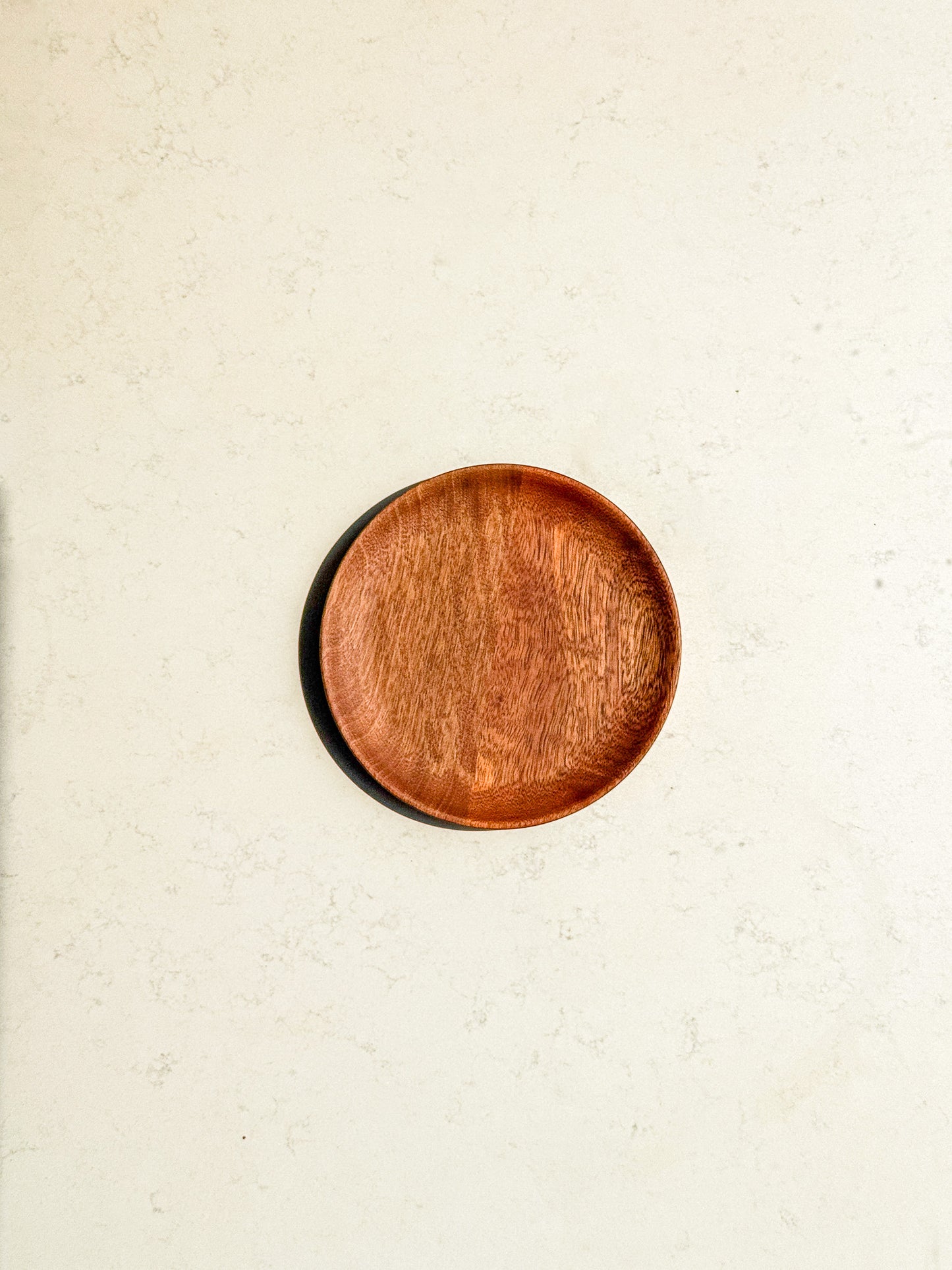 Mori Round Wooden Plate