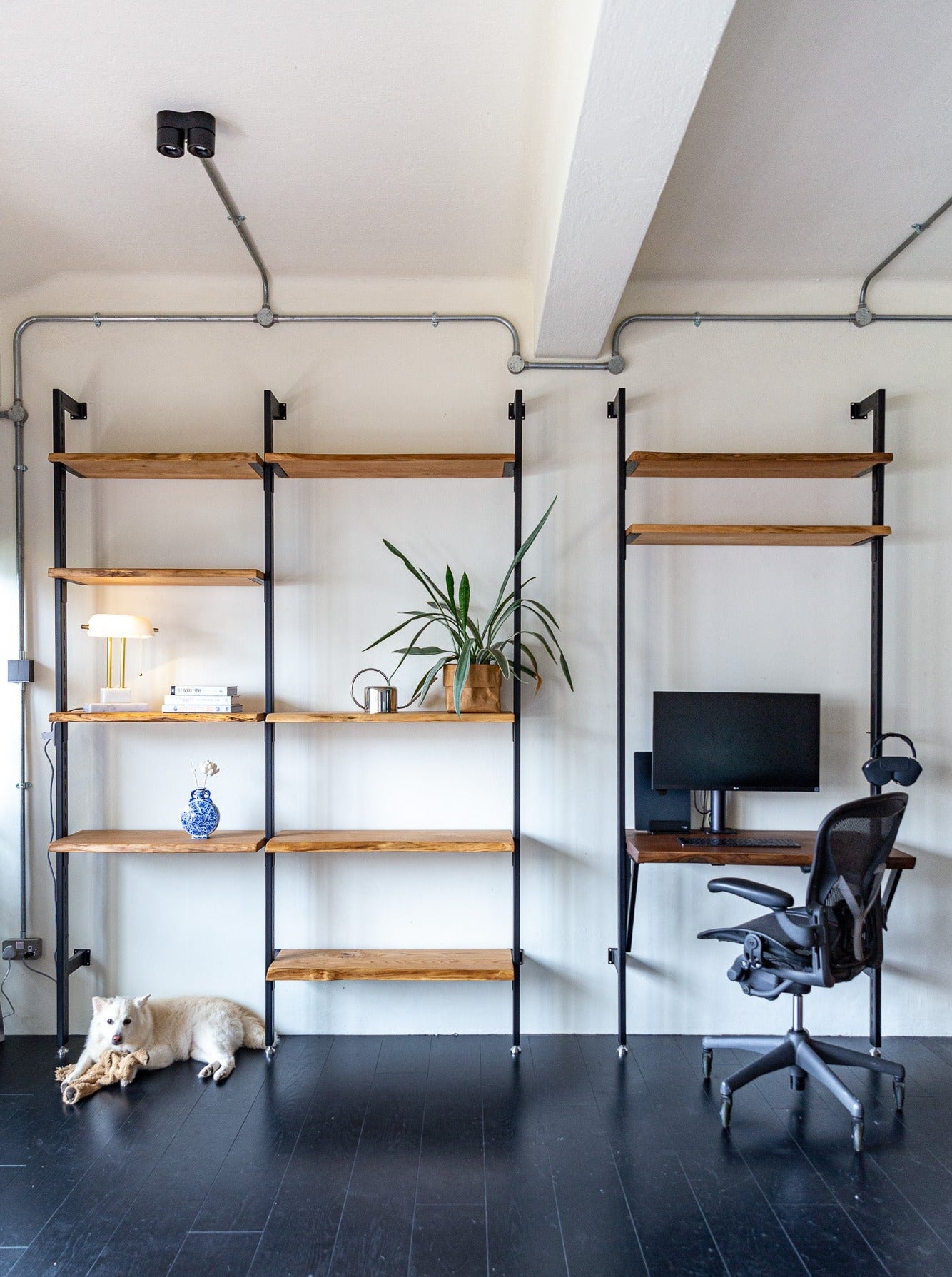 The Adjustable Atlas Shelf System by The Table Guy